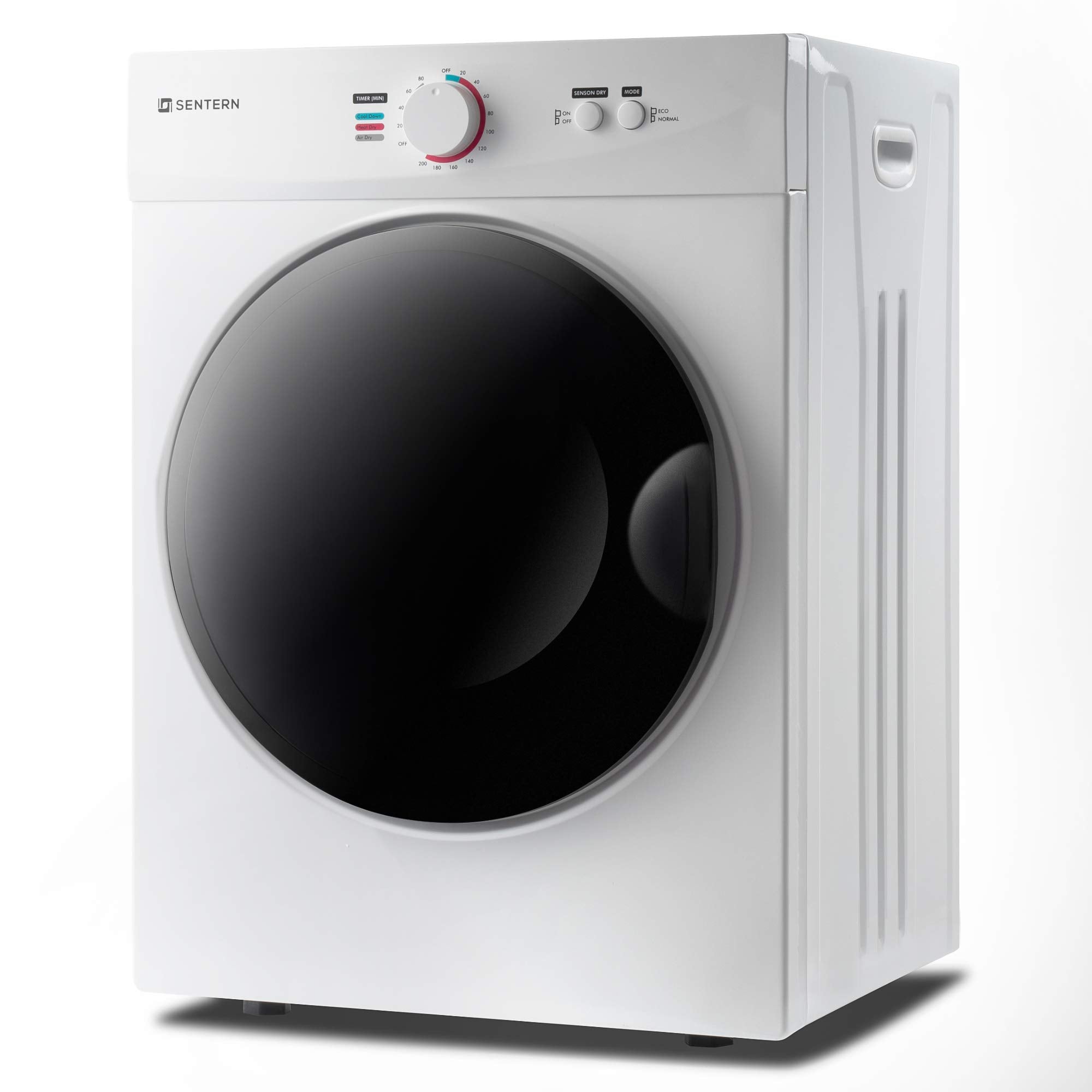 Sentern Compact Portable Laundry Dryer - Portable Front Load Clothes Dryer with 5 Drying Modes, Stainless Steel Tub for Apartment